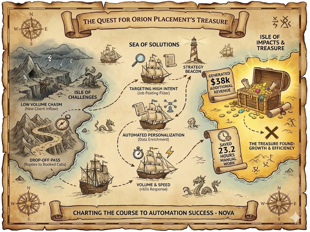 Orion Placement Treasure Map